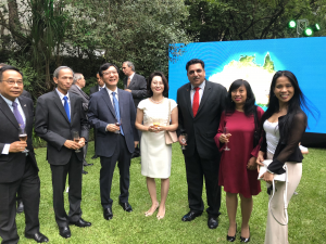 Embajadores de Tailandia, Vietnam, Corea, Malasia, Indonesia